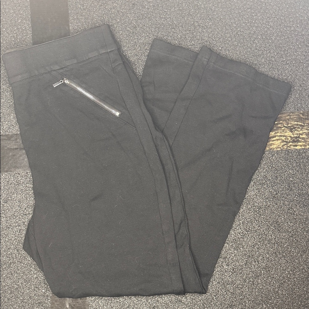 INC International Concepts Black Pants with Zipper Detail